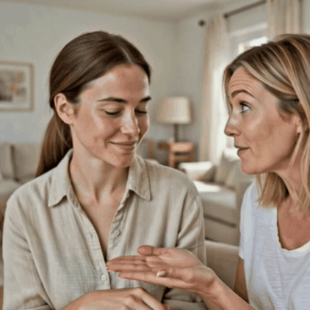 GIF de persona hablando con confianza